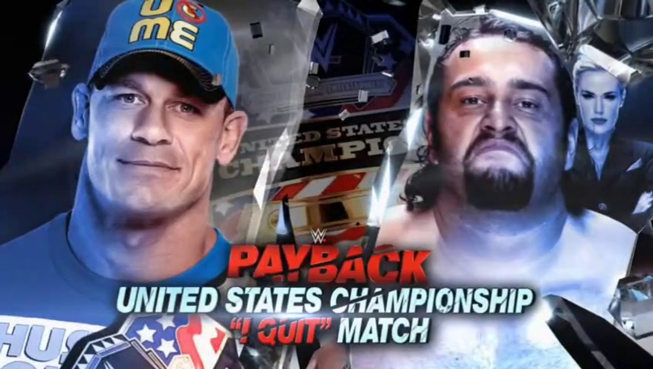 WWE Payback 2015 - John Cena vs Rusev (I Quit Match, WWE United States Championship)