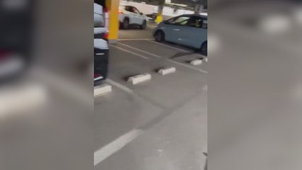 Un terremoto impacta a Tokio y el parking donde se refugian parece venirse abajo de un momento a otro