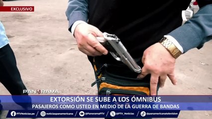 EXTORSION VENEZOLANA a empresas de transporte publico en PERU