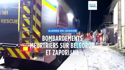 L'armée russe frappe à nouveau Zaporijjia faisant un mort et six blessés