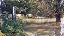 Flood at Broughton Castle