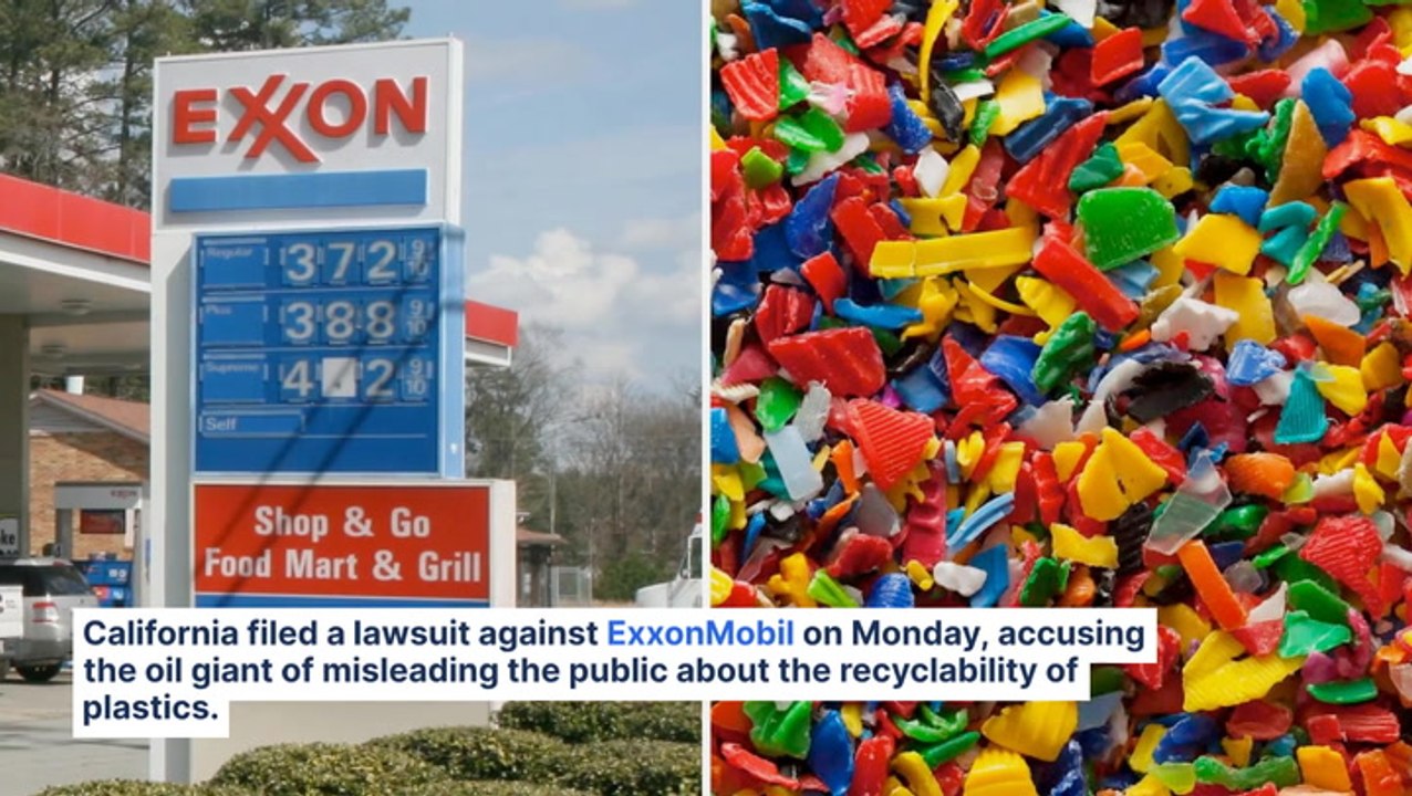 ExxonMobil Gets Slammed By California Attorney General On Plastic Recycling As A Solution To Waste And Pollution: 'They Clearly Knew This Wasn't Possible'