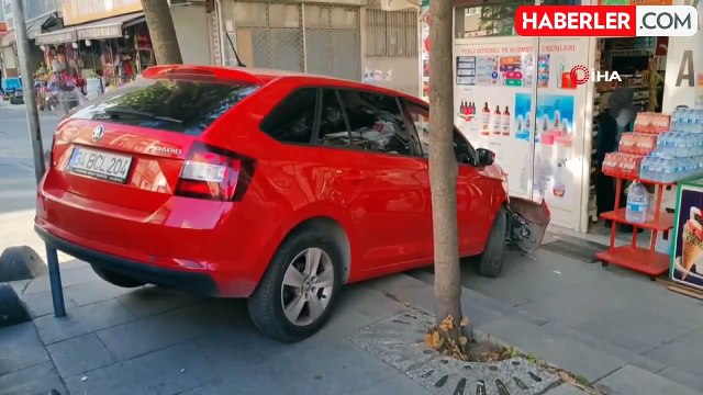 Sultangazi'de Fren Yerine Gaza Basan Sürücü Faciadan Döndü