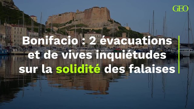À Bonifacio, deux maisons évacuées et de vives inquiétudes sur la solidité des falaises