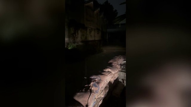 Il Morla in via Baioni, con la pioggia fa ancora paura