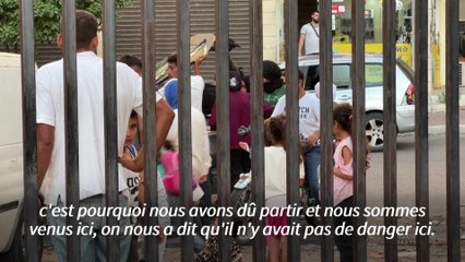 Liban : des familles fuient les bombardements massifs israéliens