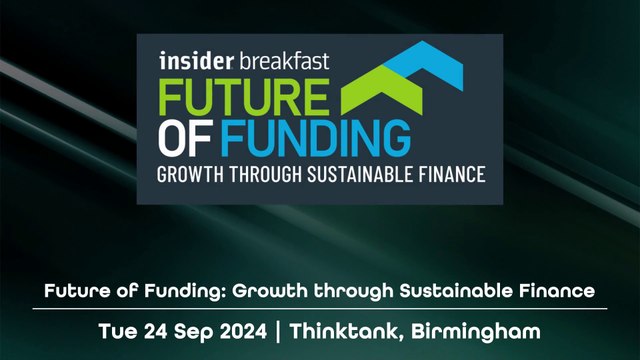 Insider Event - Future of Funding: Growth through Sustainable Finance