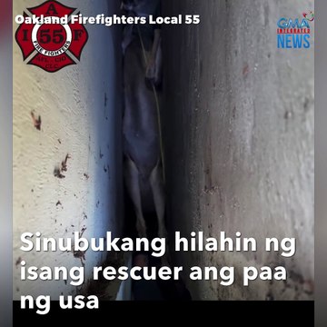 Mailigtas kaya? Usa, nalaglag sa 10 inches na siwang | GMA Integrated Newsfeed