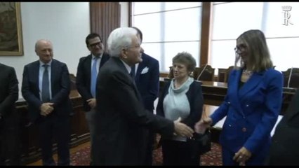 Mattarella alla presentazione del rapporto annuale dell'Inps