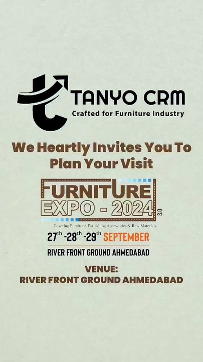 Join Tanyo CRM at Furniture Expo 2024! 