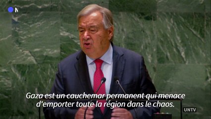 "Le Liban est au bord du gouffre", alerte le chef de l'ONU