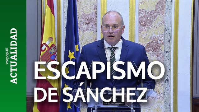 Tellado habla de la lamentable estrategia de escapismo de Pedro Sánchez