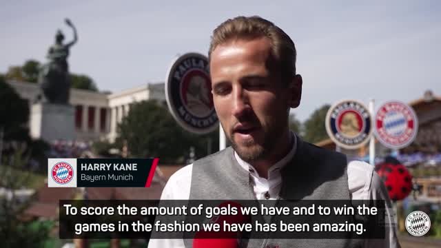 Kane toasts free-scoring Bayern as Oktoberfest celebrations get underway