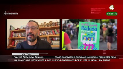 Yeriel Salcedo habla de las actividades en la víspera de la celebración del Día Mundial Sin Autos