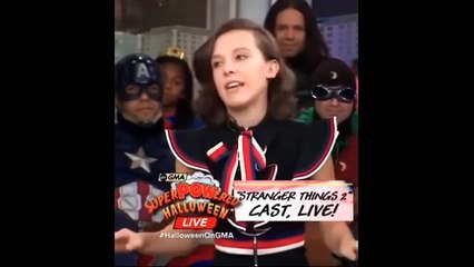 Millie Bobby Brown (Stranger Things ) -  CUTE AND FUNNY MOMENTS - TRY NOT TO LAUGH 2018