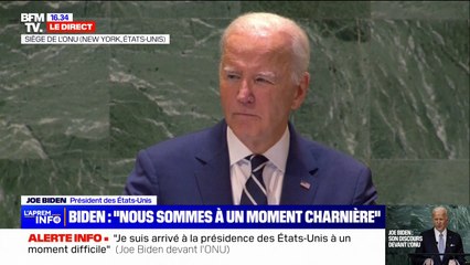 Joe Biden, président des États-Unis: "Il y a des choses plus importantes que de rester au pouvoir"