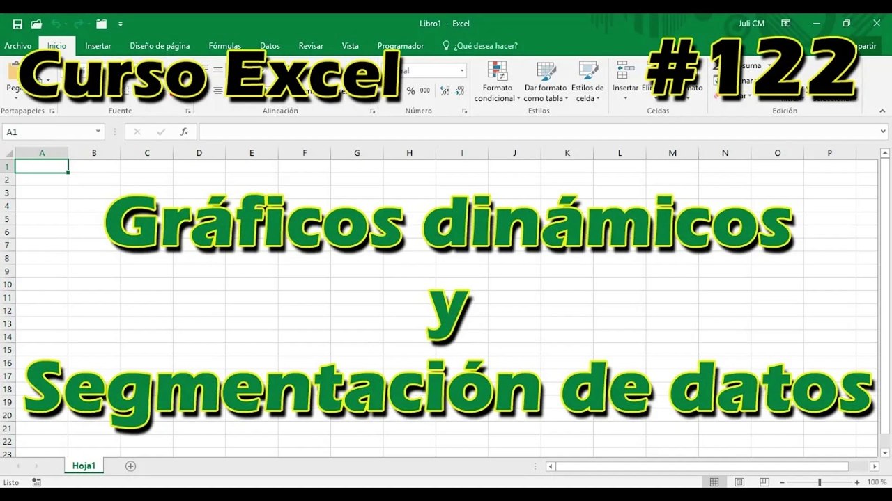 CURSO EXCEL [122] ► GRÁFICOS DINÁMICOS y SEGMENTACIÓN DE DATOS