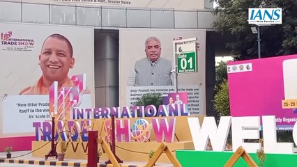Greater Noida के Expo Mart में UP International Trade Show के लिए की गई तैयारियां