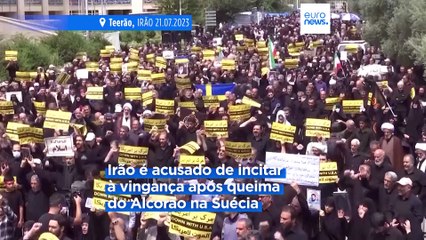 Suécia diz que o Irão usou mensagens de texto para incitar protestos contra a queima do Alcorão