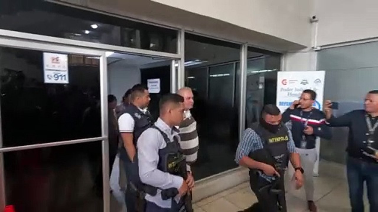Ricardo Ramírez del Cid llega a los juzgados por lavado de activos