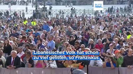 Papst Franziskus: Eskalation im Libanon ist "inakzeptabel"