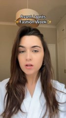 Transformations Spectaculaires : Avant et Après la Fashion Week ✨