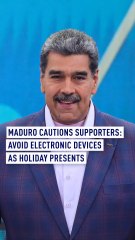 President Maduro urges Venezuelans to avoid electronic gifts this Christmas, warning of potential dangers after recent explosions in Lebanon. "Beware of cell phones and electronics."   #maduro #musk #venezuela #lebanon #pagers #israel #middle #east   Hash