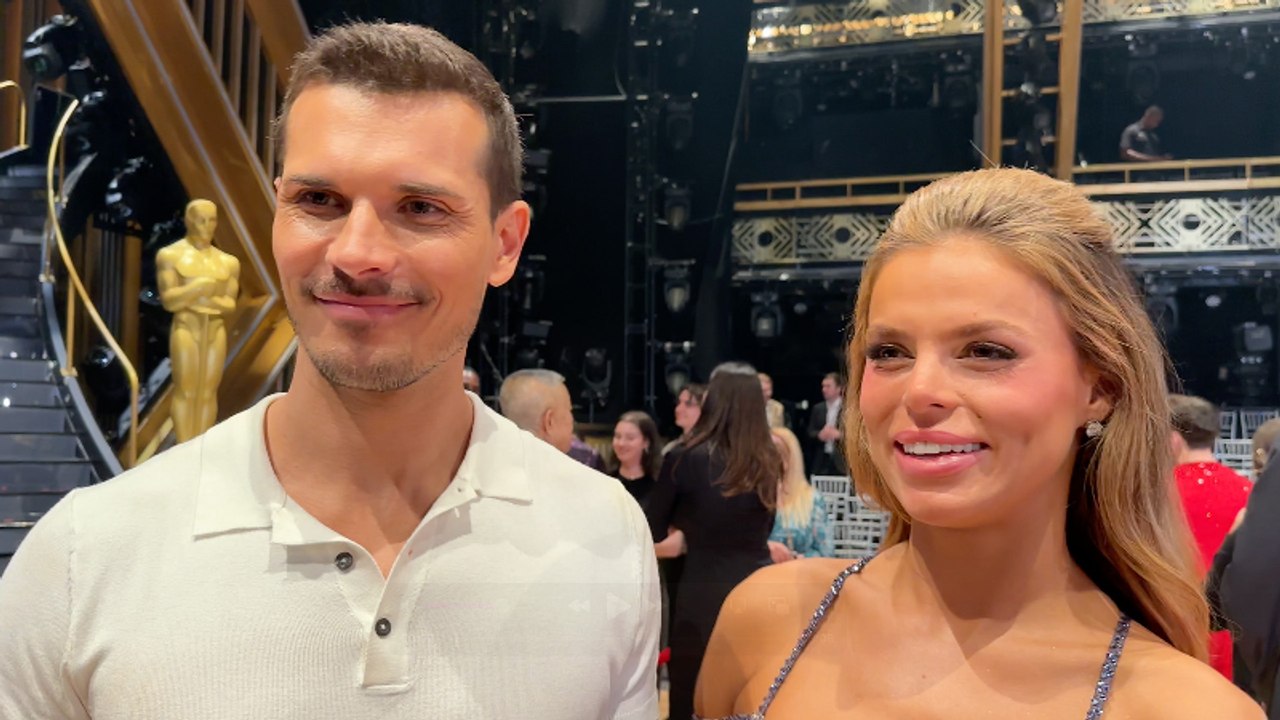 Brooks Nader Reveals First "Fight" With DWTS Partner Gleb Savchenko: "It Really Did Help" | THR Video