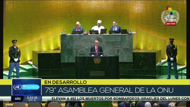 Pdte. Erdogan hace un llamado a la reflexión para los líderes del mundo