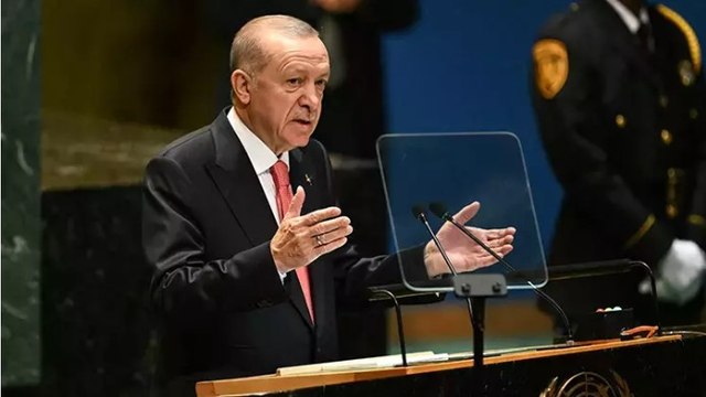 Cumhurbaşkanı Erdoğan, Birleşmiş Milletler 79. Genel Kurulu’nda açıklama yaptı