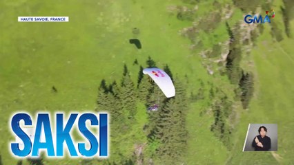Atleta mula France, tagumpay na pinagsabay ang motocross at paragliding sa isang stunt | Saksi
