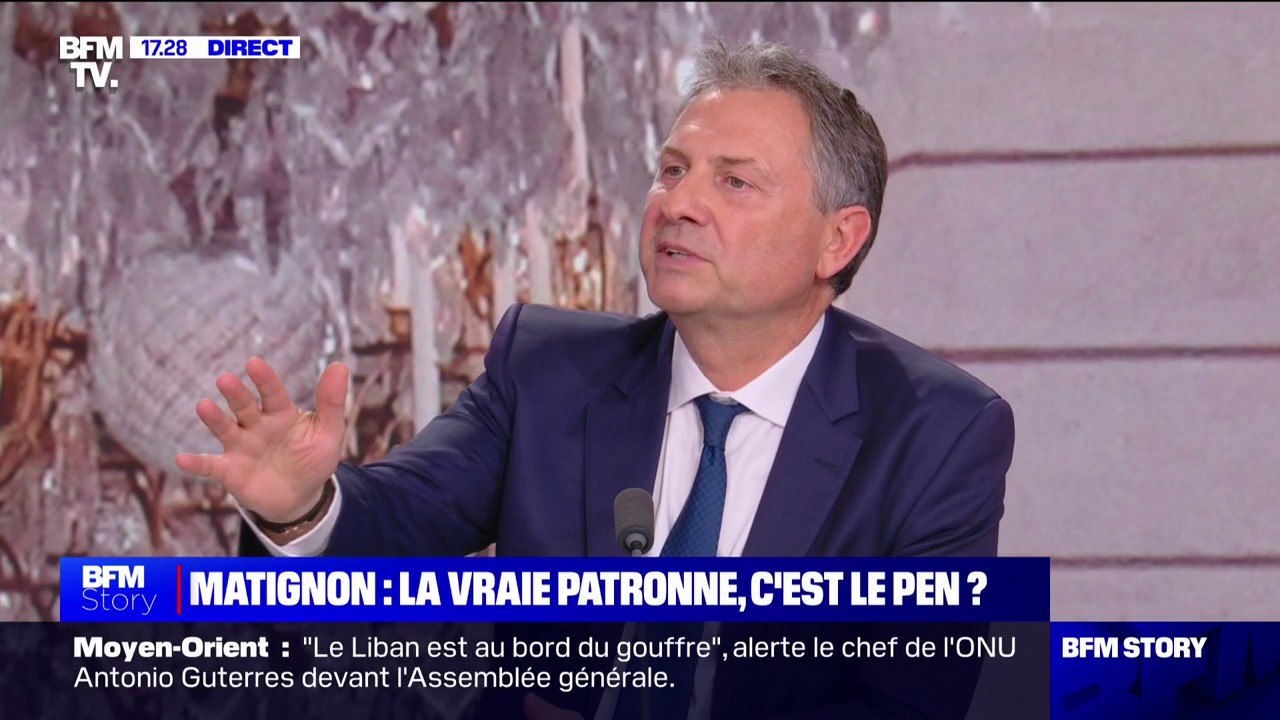 Recadrage d'Antoine Armand au sujet du RN: "Je pense qu'il a effectivement commis une erreur", affirme Sébastien Huyghe, député Ensemble