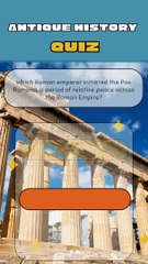 Test Your Knowledge of Ancient Civilizations!  Egyptians, Romans & Greeks Quiz - Hard Mode