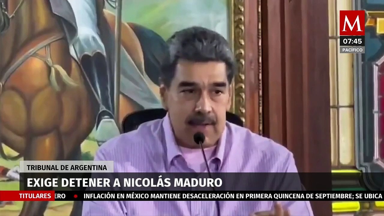 Tribunal argentino ordena la captura del presidente Nicolás Maduro por crímenes de lesa humanidad