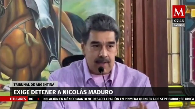Tribunal argentino ordena la captura del presidente Nicolás Maduro por crímenes de lesa humanidad