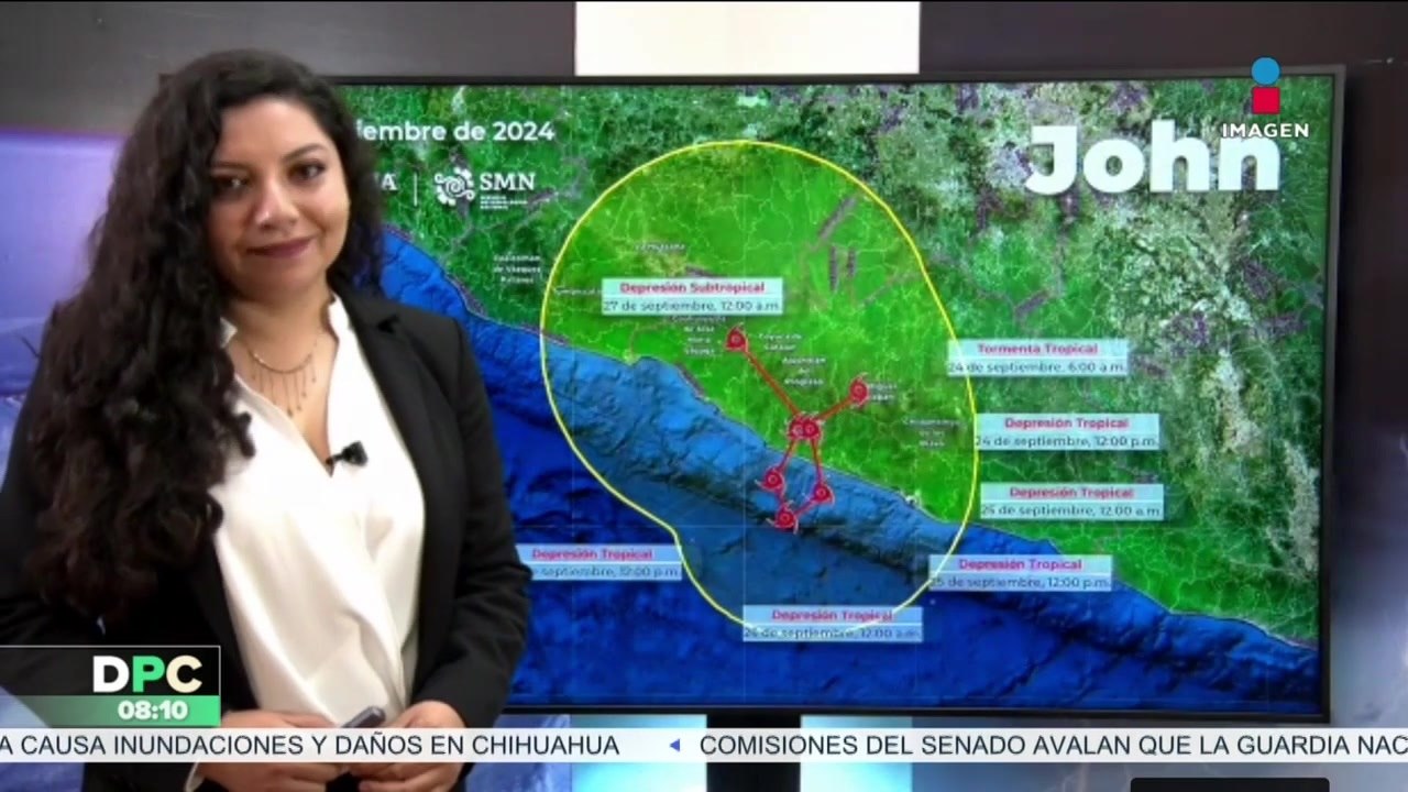 Esto es lo que se sabe de la tormenta tropical “John”