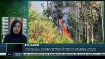 Ecuador vive apagones de hasta 14 horas diarias