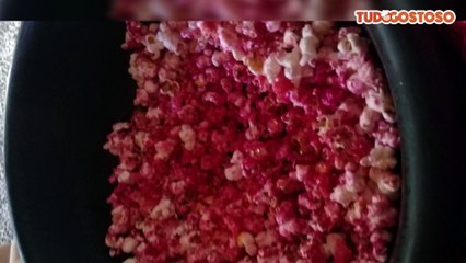 Pipoca doce de gelatina