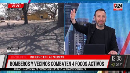  INCENDIOS EN SAN ESTEBAN: "MI CASA NO SE QUEMÓ DE MILAGRO"