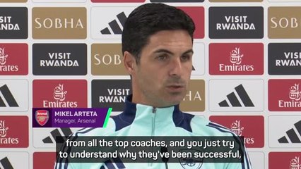 Arteta 'more than influenced' by Mourinho