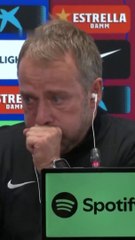 Flick was coughing so hard he had to stop the Press Conference
