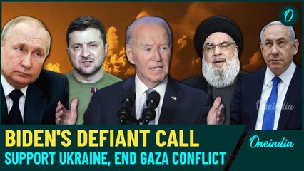 Biden’s Call for Peace: Declares Putin's War Failing;Urges Middle East Ceasefire | Watch Full Speech