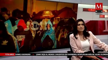 'John' afectó suministro eléctrico de 98 mil usuarios en Guerrero: CFE