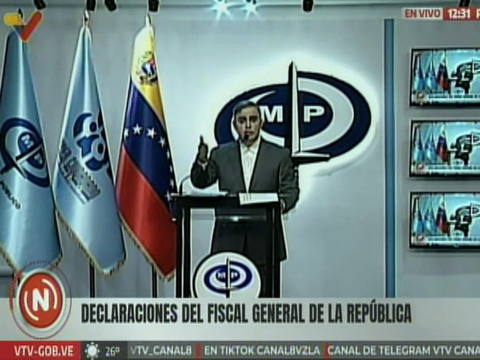 MP informa sobre las acciones tomadas contra el presidente argentino Milei y algunos funcionarios