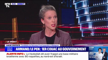 Lucie Castets: "Je pense qu'il ne faut pas recevoir le Rassemblement national à Bercy"