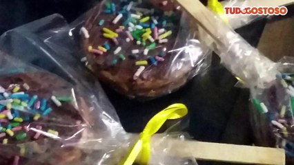 Pirulito de chocolate