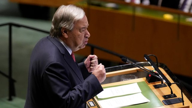 Guterres advierte que el mundo tal como está es insostenible, no podemos seguir así