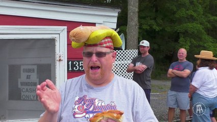 Raw Dogging at Flo's Hot Dogs in Cape Neddick, ME