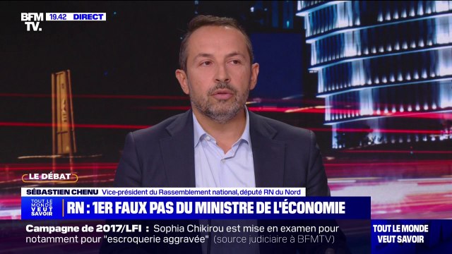 Recadrage d'Antoine Armand par Michel Barnier: Nous avions demandé le minimum, c'est-à-dire être respectés , déclare Sébastien Chenu (RN)