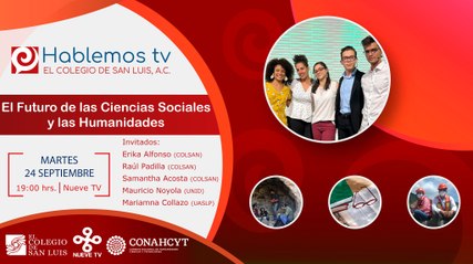 #HablemosTV sobre el futuro de las Ciencias Sociales y las Humanidades